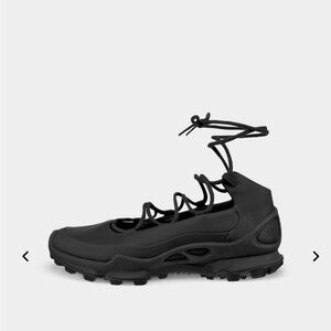 Stylish Black Lace-Up Sneakers